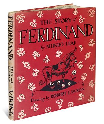 (CHILDRENS LITERATURE.) LEAF, MUNRO and LAWSON, ROBERT. The Story of Ferdinand.